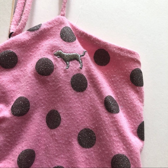 Victoria’s Secret PINK Pink Silver Polka Dot Dress - Picture 11 of 14